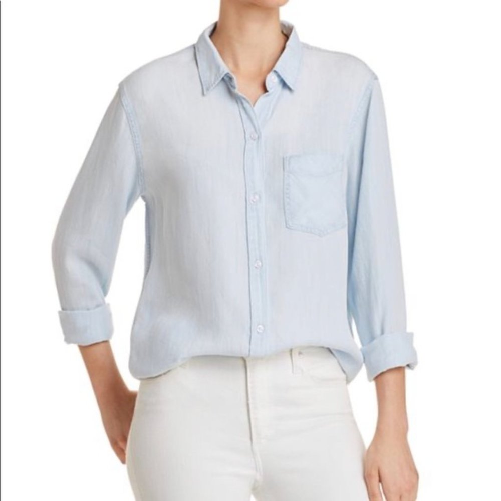 Rails Dana Chambray Shirt in Light Vintage Wash